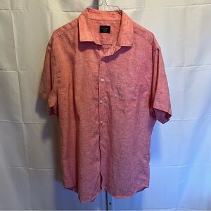 UNTUCKit Men's Casual Button Down Shirt - Pink